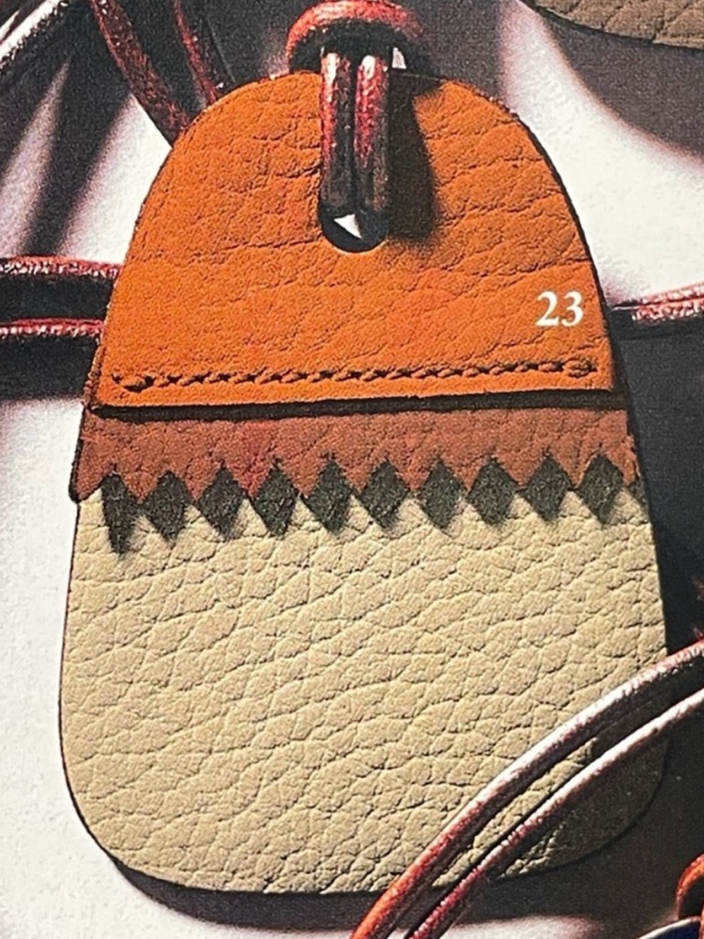 Dooney and Bourke awl Leather Teton Multi Color Crossbody - Picture 3 of 16